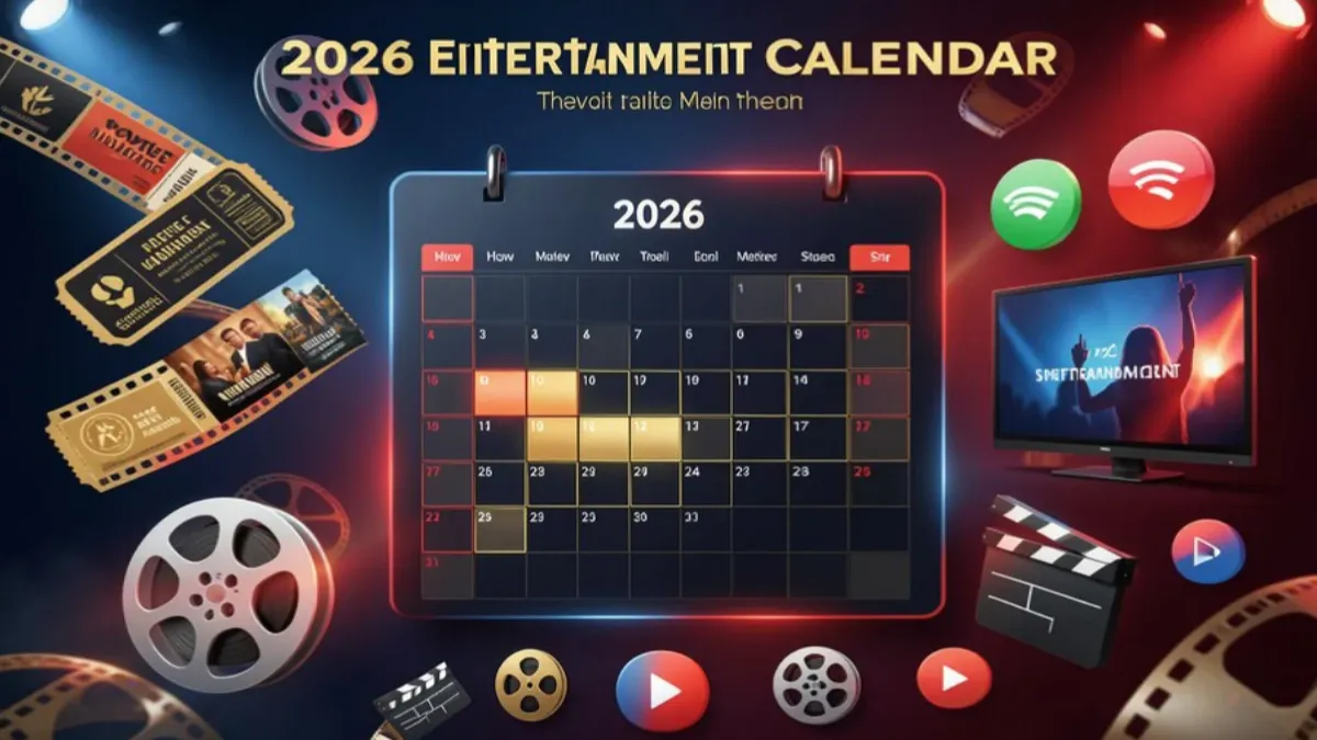 2026 movie and TV show release dates and scheduling calendar with streaming platforms