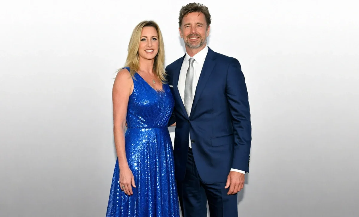Elly Castle pictured at a public event, known for her marriage to John Schneider