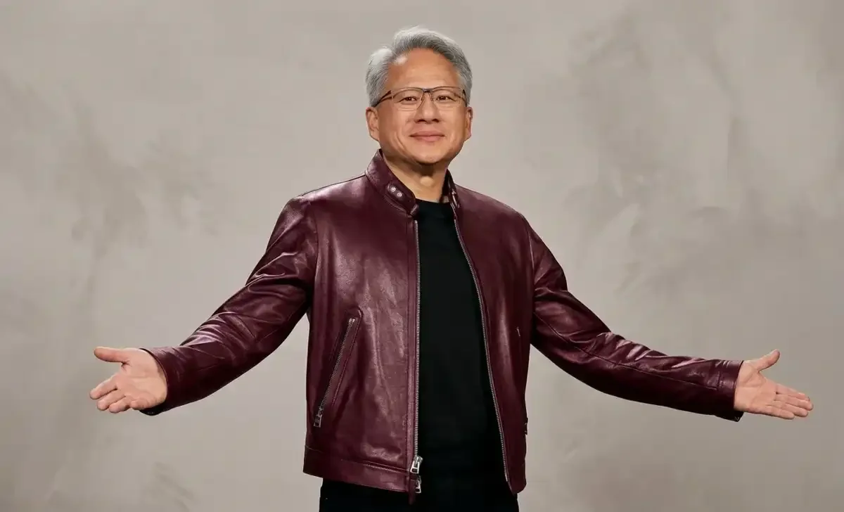 Jensen Huang presenting RTX Spark superchip at Computex 2026 challenging Intel AMD and Qualcomm