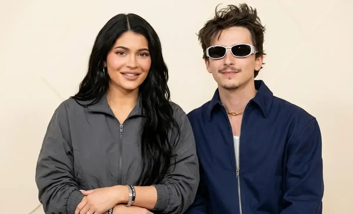 Kylie Jenner and Timothée Chalamet together at a public event