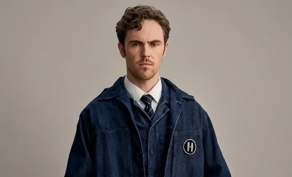 Actor Misia Butler as Caeneus in the Netflix series KAOS